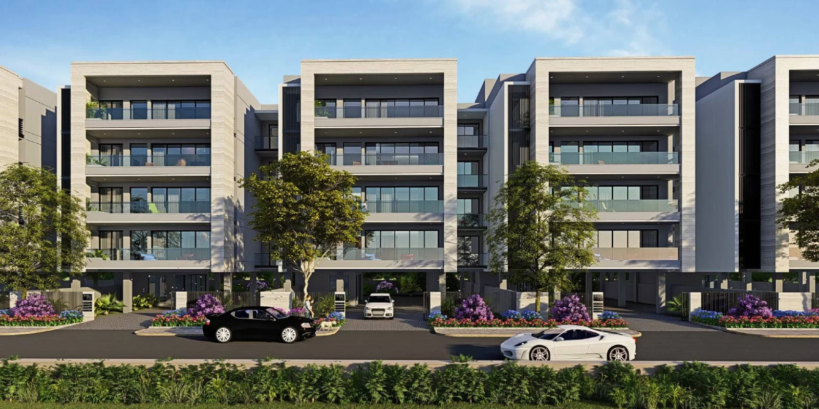 DLF City Phase 1 &amp; 3 luxury interior and exterior perspective 1 in DLF City Gurugram