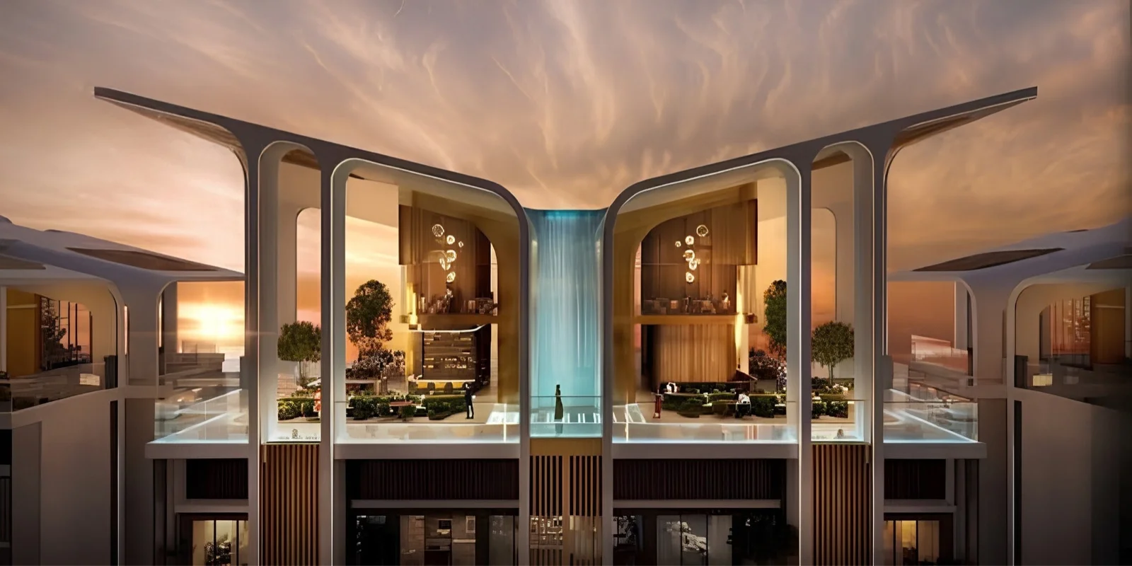 M3M Altitude luxury interior and exterior perspective 3 in Sector 65 Gurugram