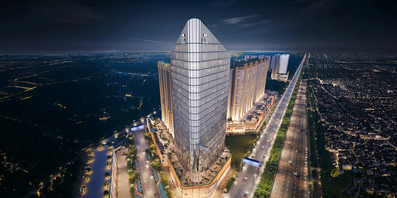 M3M CFC luxury interior and exterior perspective 1 in Sector 113 Gurugram