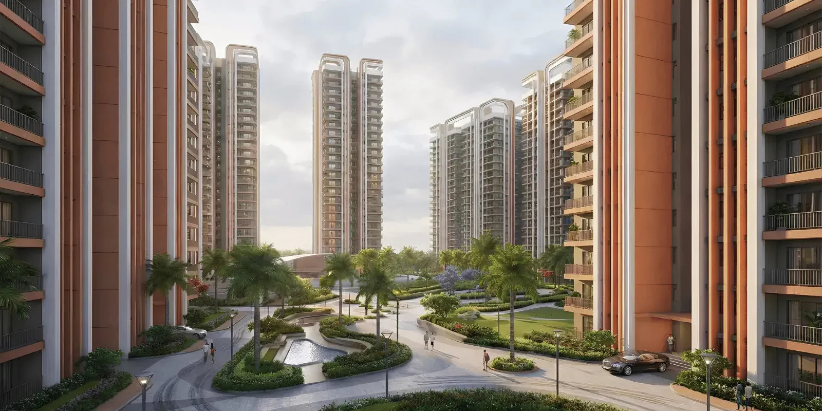 M3M Forestia East luxury interior and exterior perspective 1 in Imt Manesar,m-9 Gurugram