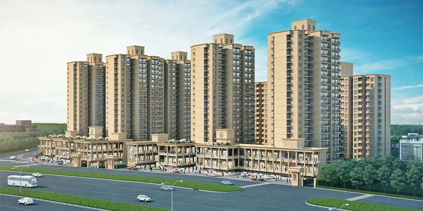 Signature Imperial luxury interior and exterior perspective 2 in Sector 88A Gurugram