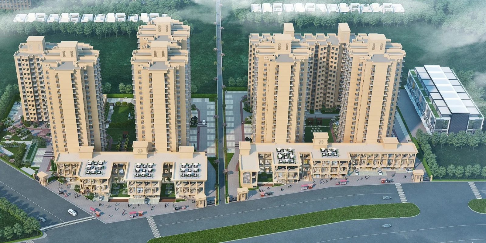 Signature Imperial luxury interior and exterior perspective 3 in Sector 88A Gurugram