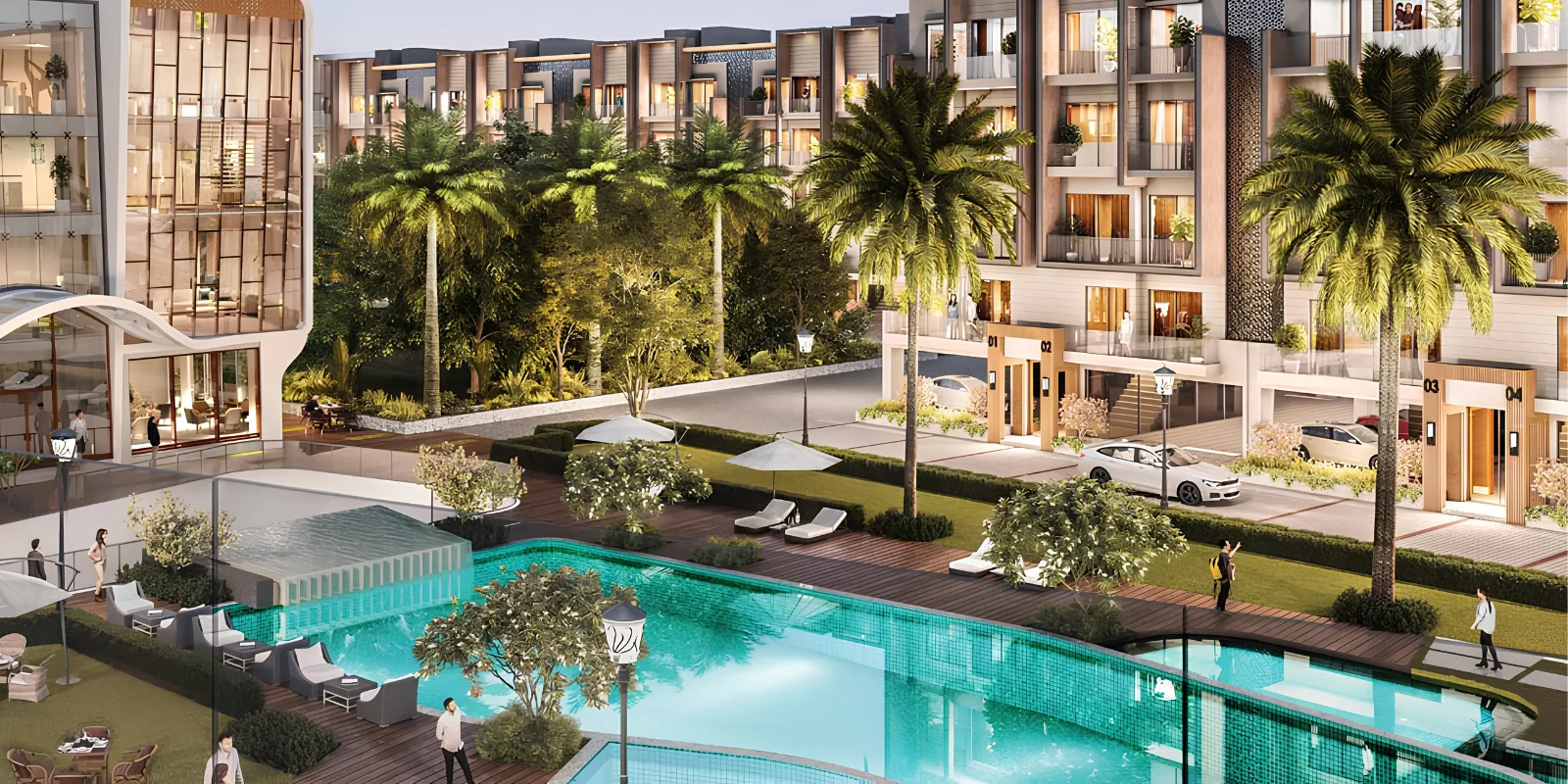 Smartworld Orchard luxury interior and exterior perspective 4 in Sector 61 Gurugram
